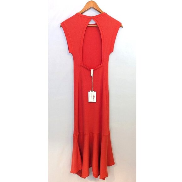 NWT Daily Practice | Anthropologie Highline Cap Sleeve Midi Dress | Size XXS - Picture 5 of 10